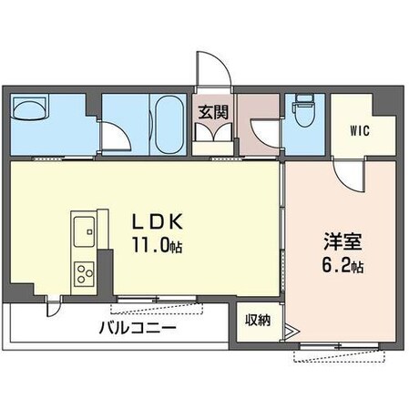 八幡宿駅 徒歩18分 3階の物件間取画像